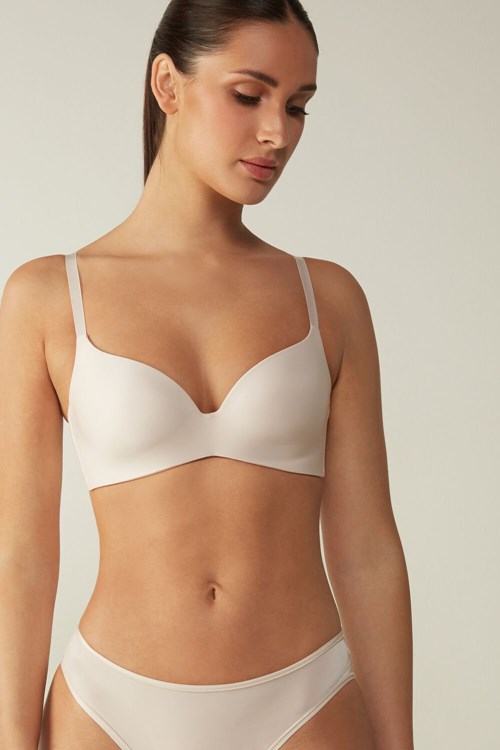 Intimissimi Adele Triangle Bra in Ultralight Microfiber Pembe | HEGMI-4819