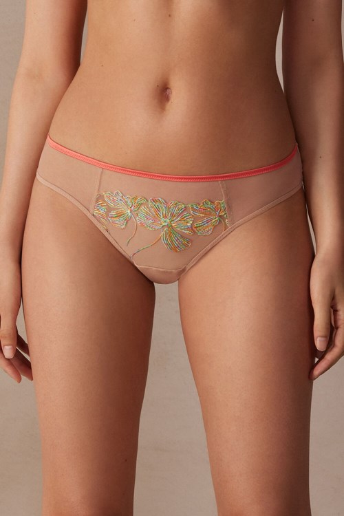 Intimissimi Candy Colors Panties Renkli Bej Rengi Renkli | WZXOP-4609