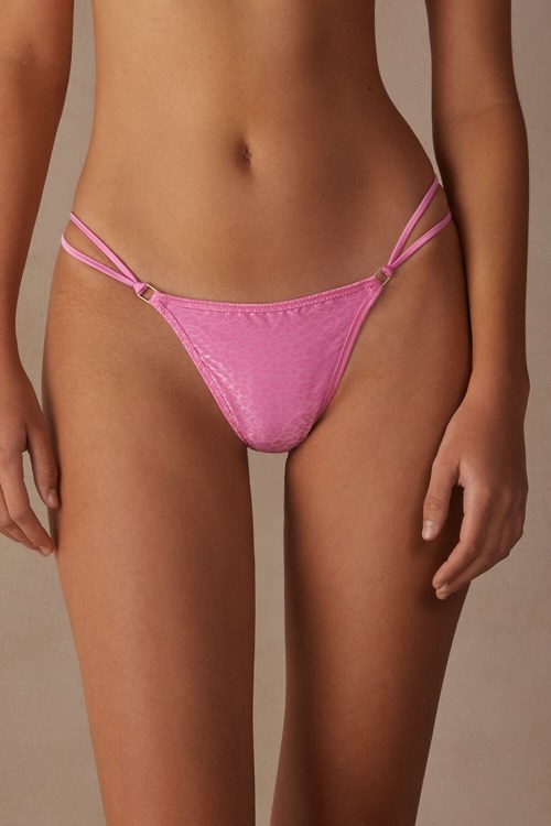 Intimissimi Cool Minimal String Tanga Pembe Pembe | UKTYV-0158
