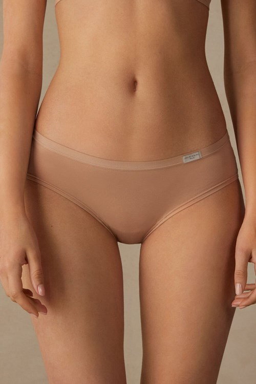 Intimissimi Cozy Panties in Pamuklu Bej Rengi | APQOT-8952