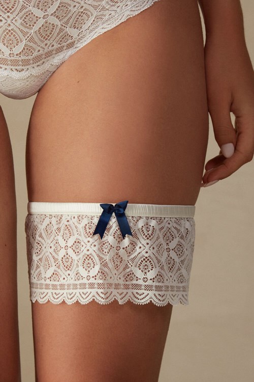 Intimissimi Dantel Garter Beyaz | MPZEK-6912