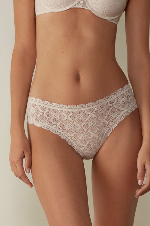 Intimissimi Dantel Hipster Brazilian Pembe | HKVSM-2016