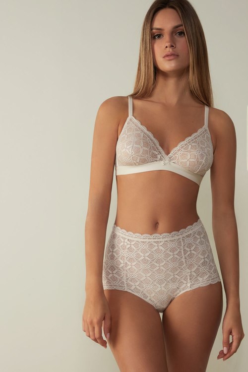 Intimissimi Emma Triangle Bra in Dantel Pembe | UCBDP-7139