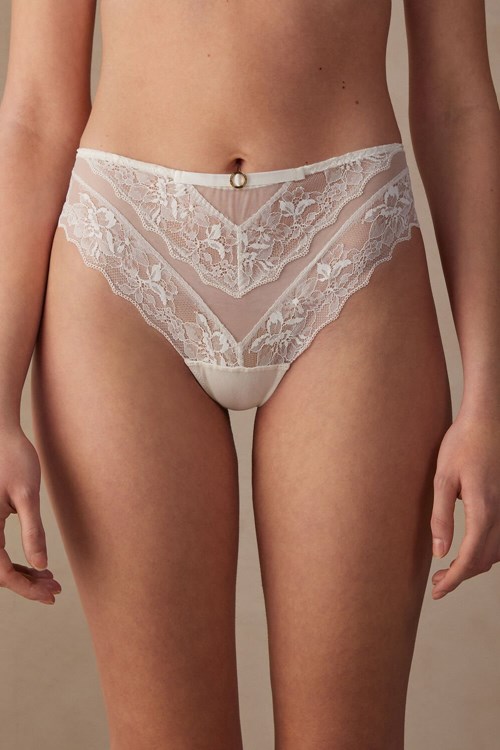 Intimissimi Fearless Femininity Hipster Brazilian Beyaz | BFMTJ-1245