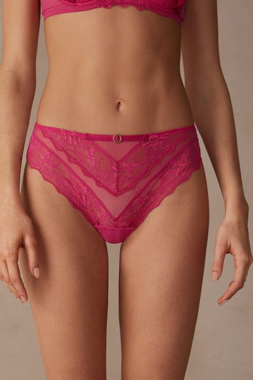 Intimissimi Fearless Femininity Hipster Brazilian Pembe Pembe | NBFLP-6951