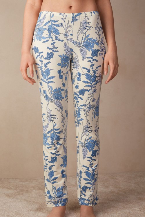 Intimissimi Feeling Beautiful Full Length Modal Pants Baskılı Baskılı | ANKTP-6341