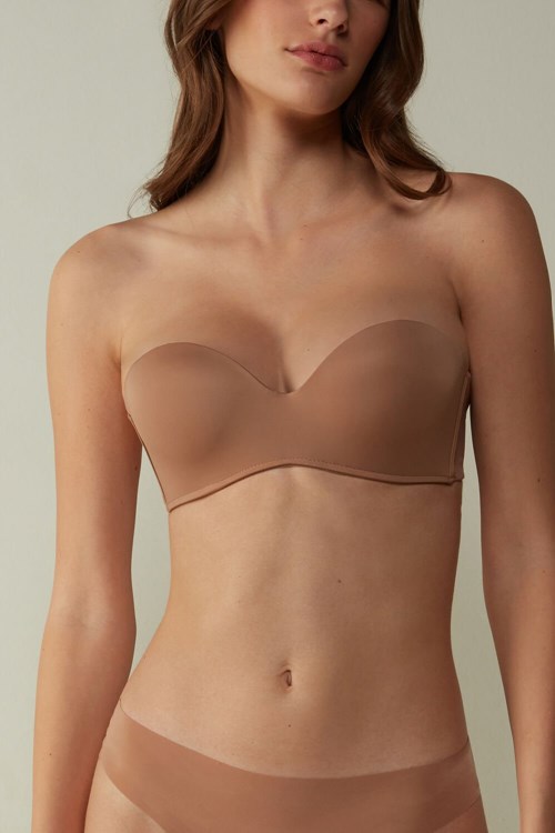 Intimissimi Gioia Bandeau Bra Bej Rengi | IHEBK-7541