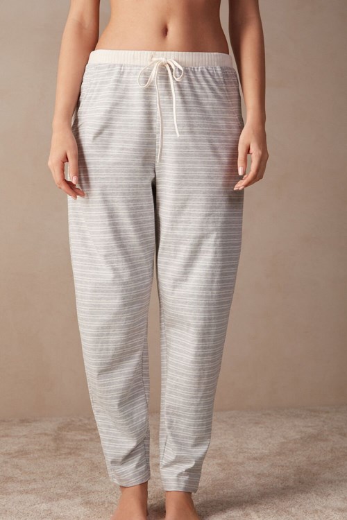 Intimissimi Gündelik Sunday Full Length Pants Beyaz Bej Rengi | XZUNE-1063
