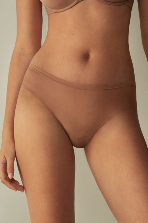 Intimissimi Invisible Touch Brazilian Panties Bej Rengi | JODBU-7926