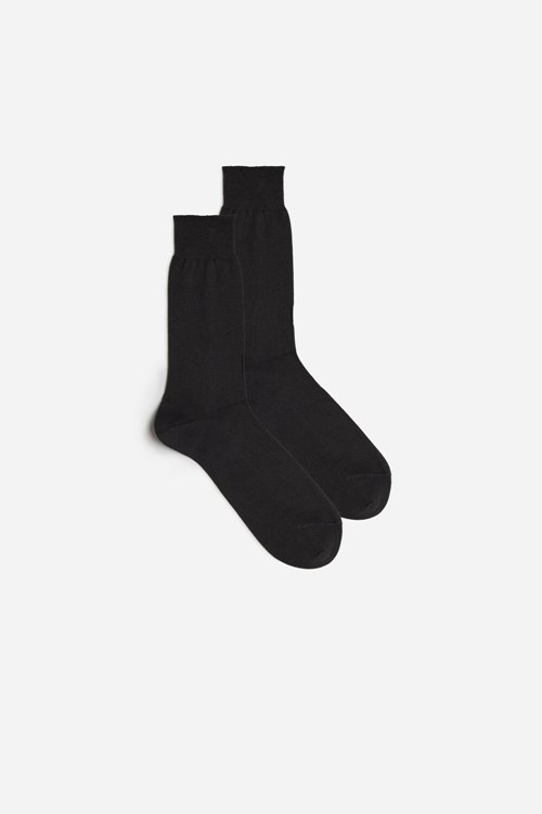 Intimissimi Kısa Chashmere-Silk-Pamuklu Socks Gri | KQUWO-9806
