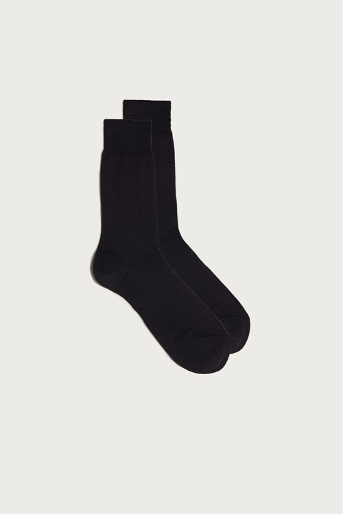 Intimissimi Kısa Sateen Egyptian Pamuklu Socks Gri | RTYBH-9324