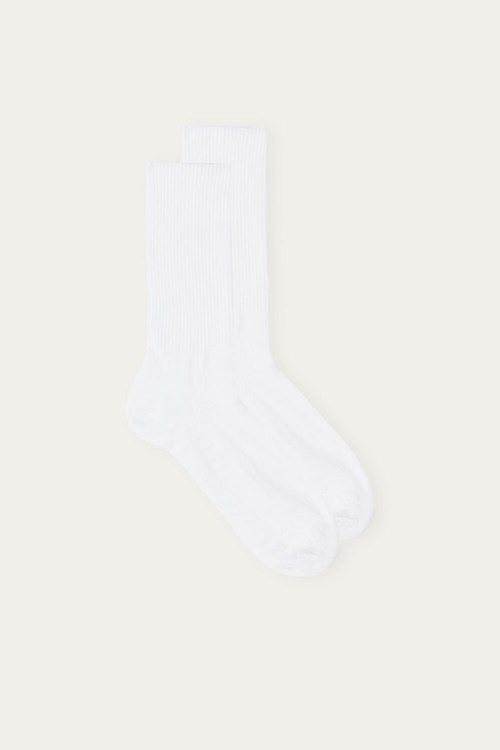 Intimissimi Kısa Terrycloth Socks Beyaz Beyaz | XEFNI-1890