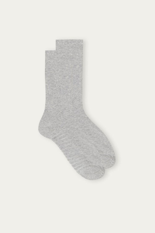 Intimissimi Kısa Terrycloth Socks Gri | OEPLK-2059