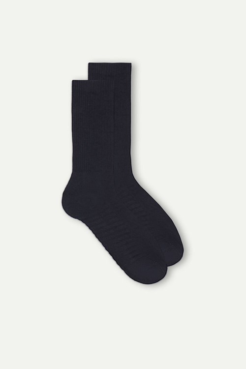 Intimissimi Kısa Terrycloth Socks Mavi Mavi | DIGCS-9718