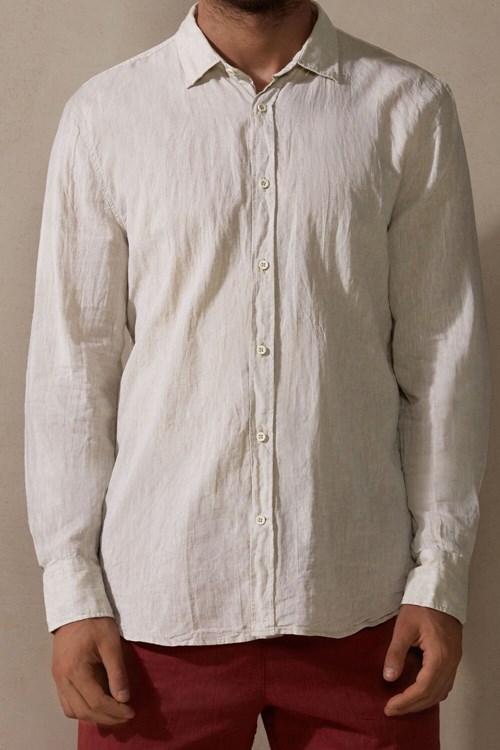 Intimissimi Linen and Pamuklu Shirt Beyaz | PTIYA-2695