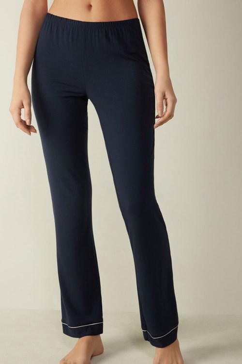 Intimissimi Long Micromodal Trousers Mavi Mavi | ADRNZ-7398
