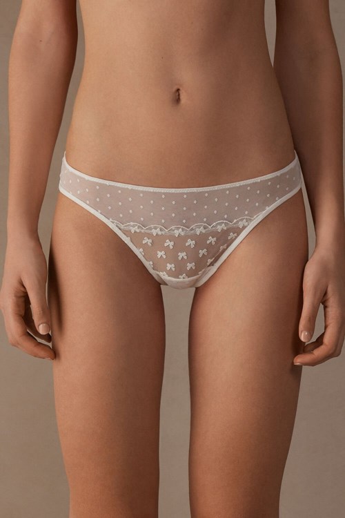Intimissimi Love Cadeau Brazilian Beyaz | HECKV-3579