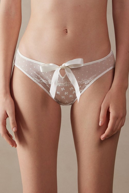 Intimissimi Love Cadeau Panties Beyaz | MLCKT-0629