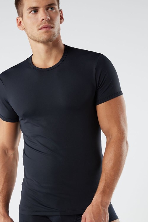 Intimissimi Microfiber T-shirt Mavi Mavi | FYGIT-5641
