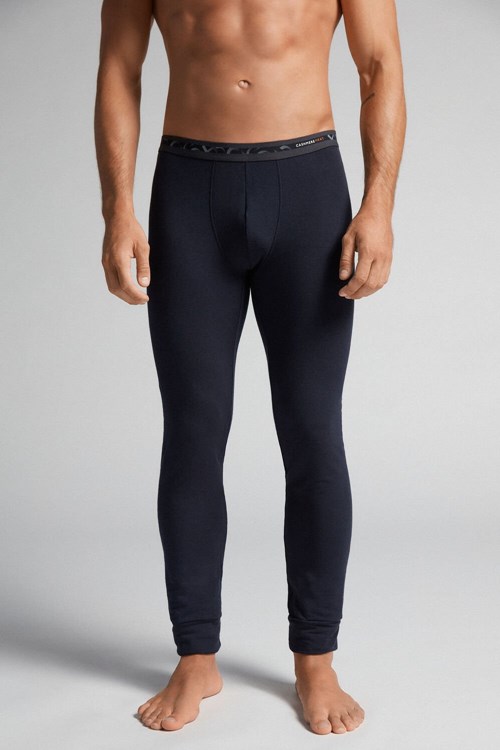 Intimissimi Modal-Cashmere Leggings Mavi Mavi | USKBC-1685