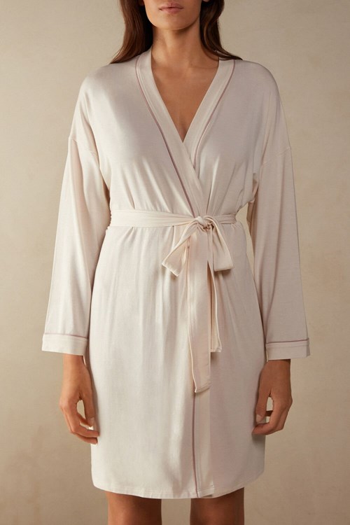 Intimissimi Modal Kimono Natural - 612i - Vanilla Ivory | DIYPT-4017