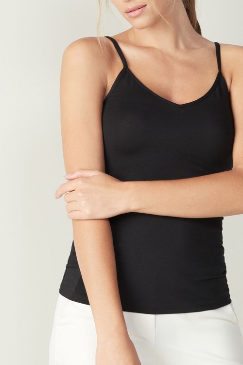 Intimissimi Modal Top Siyah Siyah | XZPHU-1724