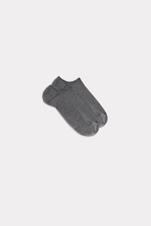 Intimissimi Pamuklu Footsies Gri Gri | CUPNI-2046