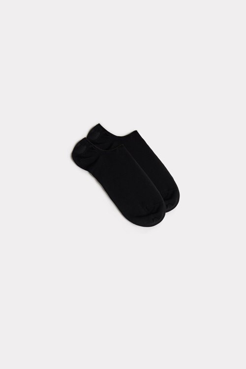 Intimissimi Pamuklu Footsies Siyah Siyah | KCARB-0635