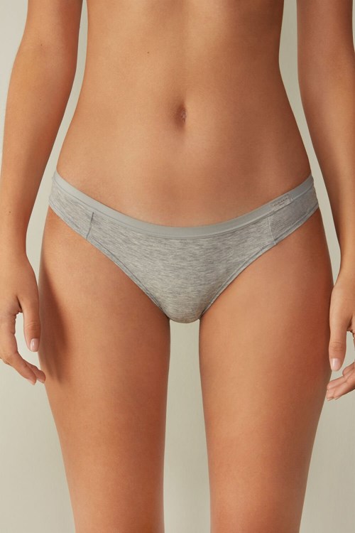 Intimissimi Pamuklu Panties Gri Açık Gri | RBWZH-1935