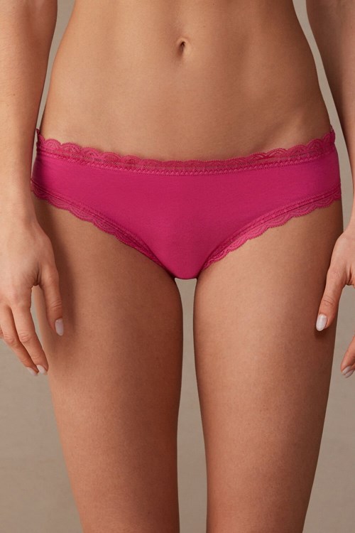 Intimissimi Pamuklu and Dantel Panties Pembe Pembe | ZONUF-0198