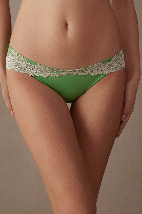 Intimissimi Pretty Flowers Panties Yeşil Nane | GHNRI-6073