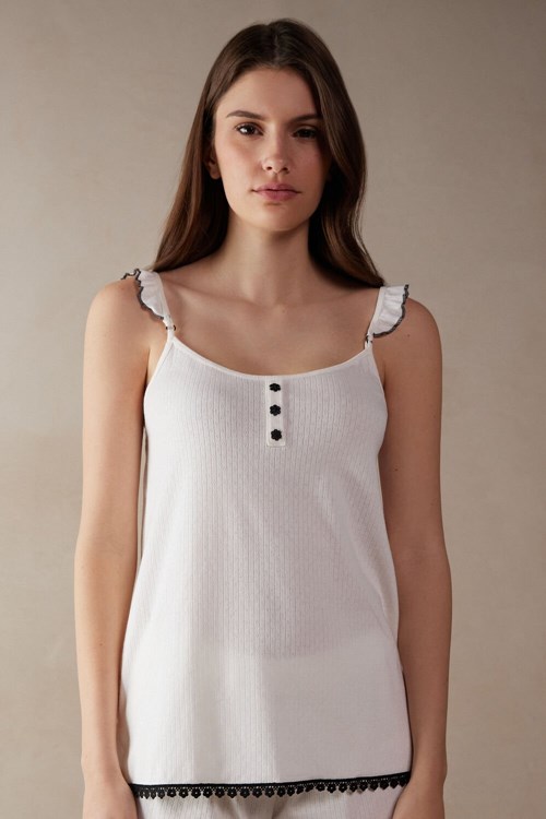 Intimissimi Pure Joy Pamuklu Top Beyaz | JODBU-5836