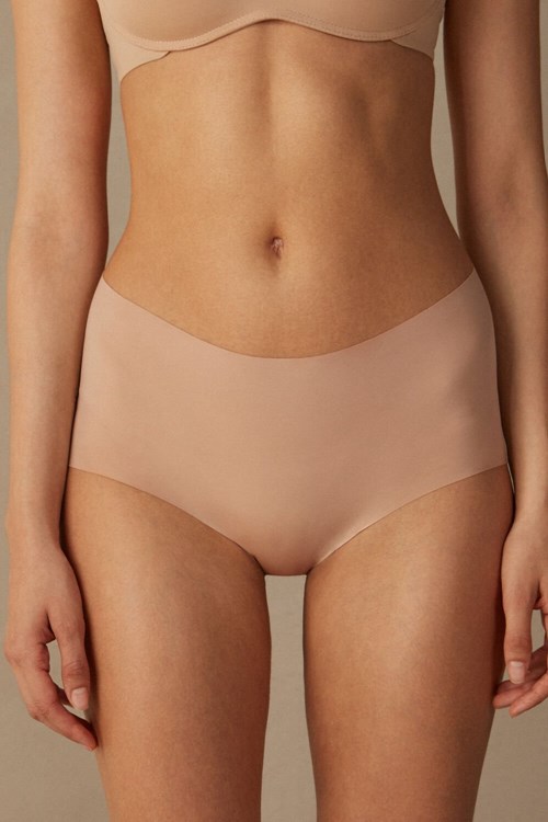 Intimissimi Seamless Microfiber Hipster Bej Rengi | HCNMT-5873