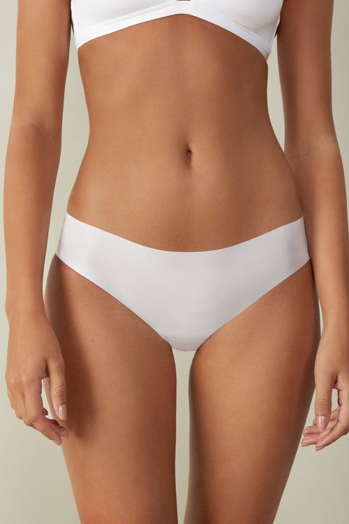 Intimissimi Seamless Microfiber Panties Beyaz Beyaz | TLEIH-4078