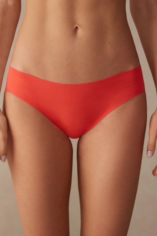 Intimissimi Seamless Supima® Pamuklu Panties Turuncu | KUZIQ-6873