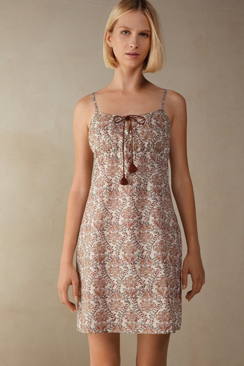 Intimissimi Spices Garden Pamuklu Slip Floral - 994i - St.Spices Garden | CWJST-2340