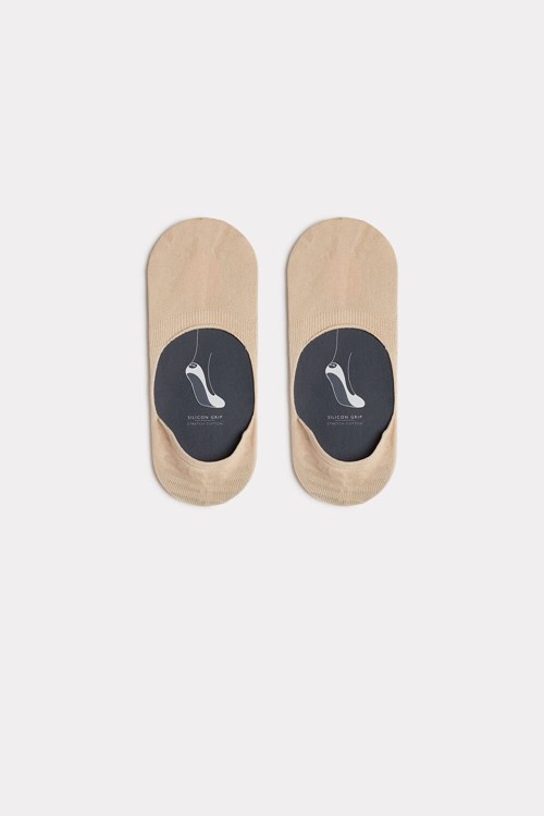Intimissimi Stretch Pamuklu Footlet Socks Natural - 600 - Nude | PGIBY-7214