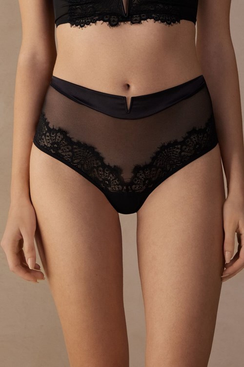 Intimissimi Stunning Beauty Hipster Brazilian Siyah Siyah | SLGRQ-1093