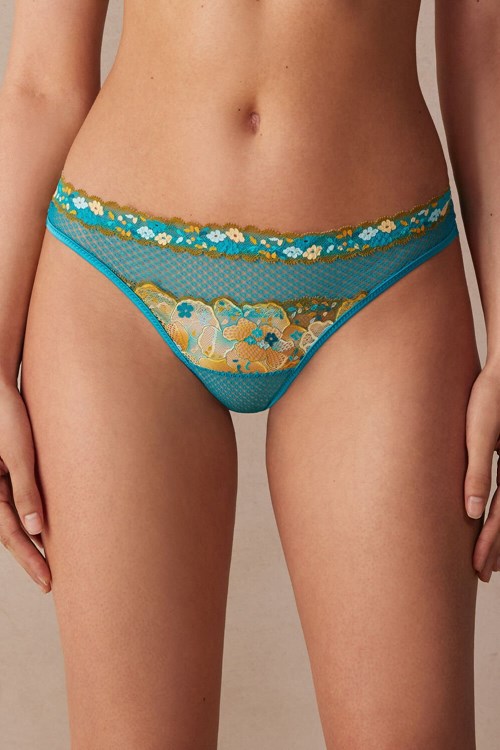 Intimissimi Summer Vibes Brazilian Mavi Turkuaz Mavi | CWIKJ-4178