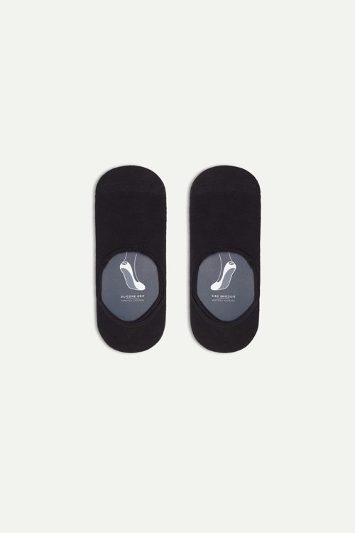 Intimissimi Terrycloth Shoe Liners Siyah Siyah | JSEKC-7012