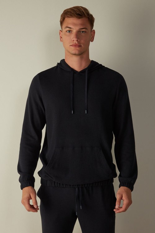 Intimissimi Tricot Sweatshirt Mavi Mavi | ANUCX-7038