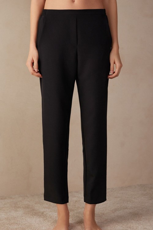 Intimissimi Trousers with Pockets Siyah Siyah | QWIXM-5482