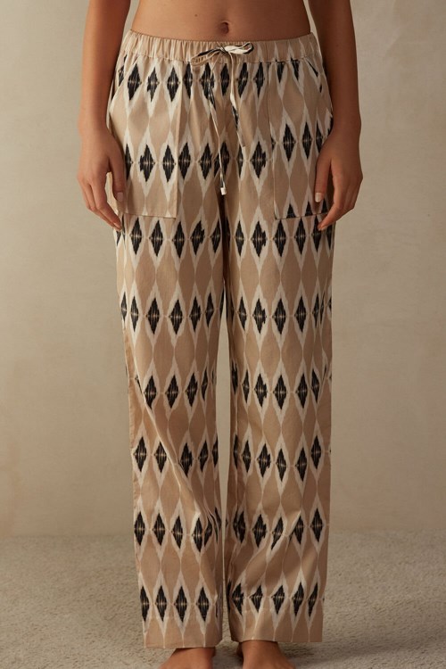 Intimissimi Urban Nomad cotton pants Natural - 998i - St.Urban Nomad | HZTUV-6140