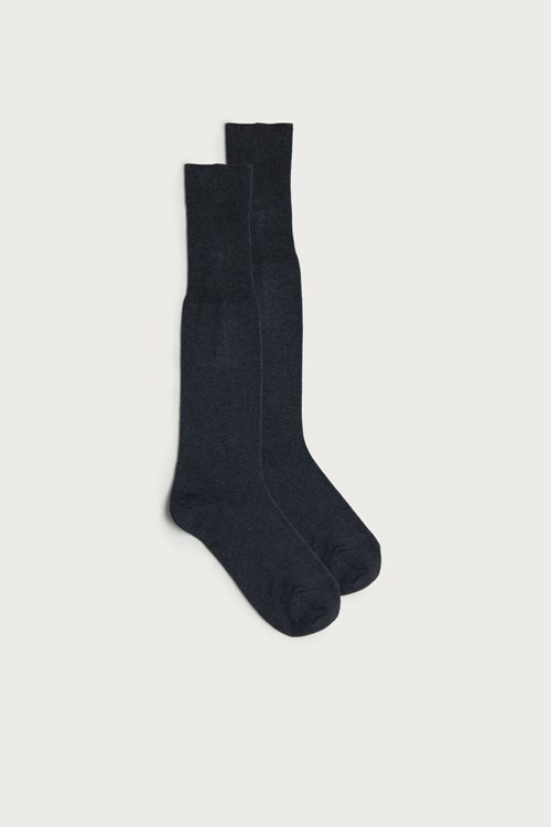 Intimissimi Uzun Warm Pamuklu Socks Gri | GCDNZ-9428
